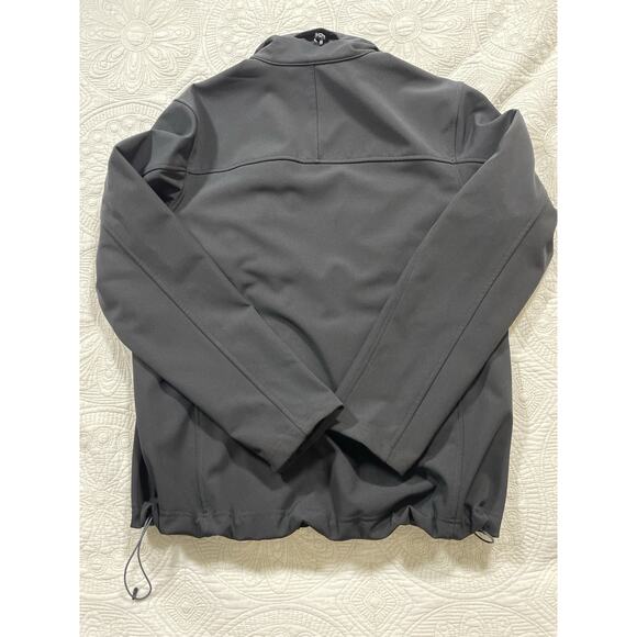 Eddie Bauer Men’s Softshell Jacket Fleece Lined Black Full Zip Size M - Picture 8 of 8